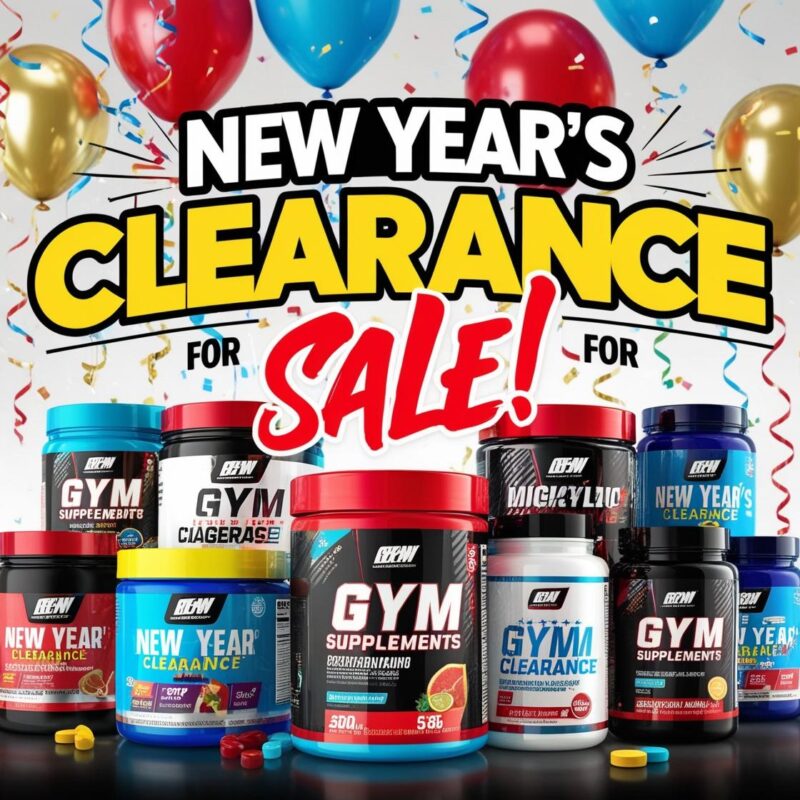 Fitness Goals with Our New Year Clearance Supplements Sale